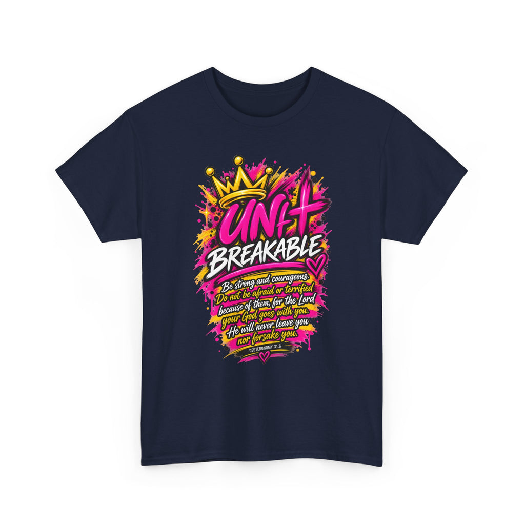 Unbreakable Graphic Tee — Bold Crown Streetwear Shirt