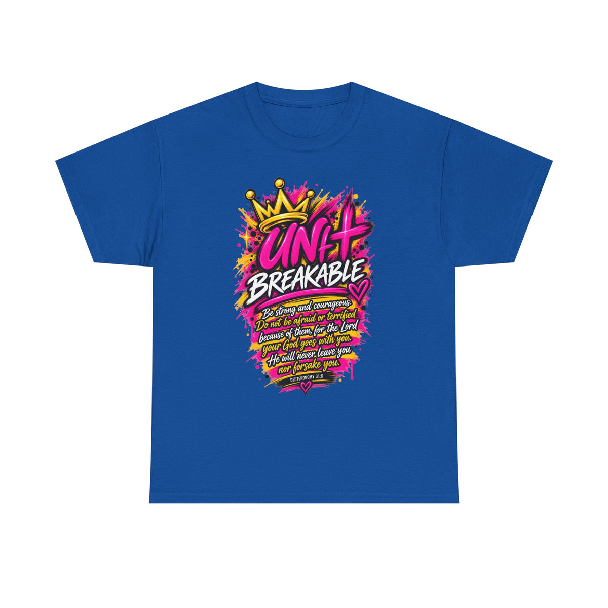 Unbreakable Graphic Tee — Bold Crown Streetwear Shirt