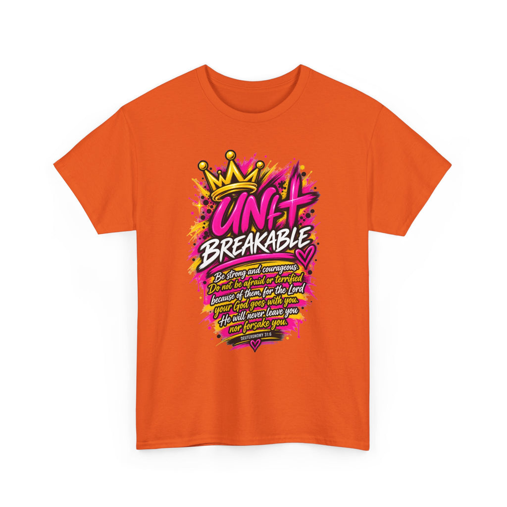 Unbreakable Graphic Tee — Bold Crown Streetwear Shirt