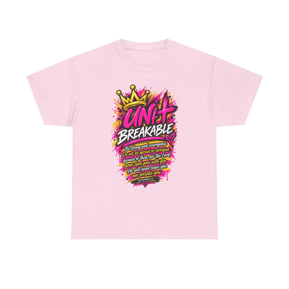 Unbreakable Graphic Tee — Bold Crown Streetwear Shirt