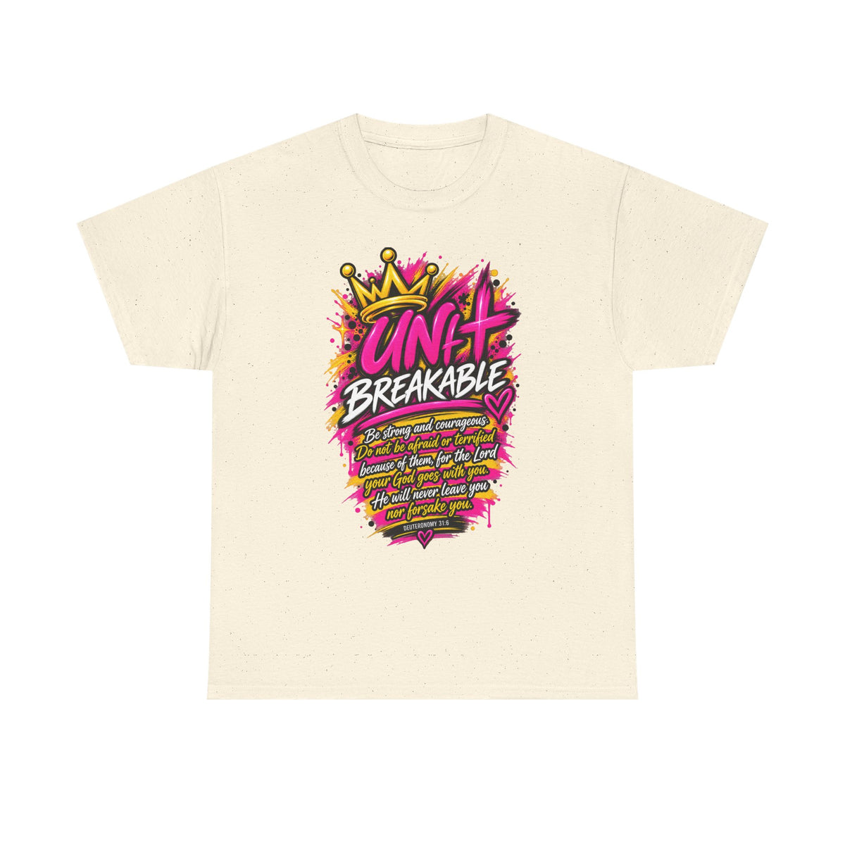 Unbreakable Graphic Tee — Bold Crown Streetwear Shirt