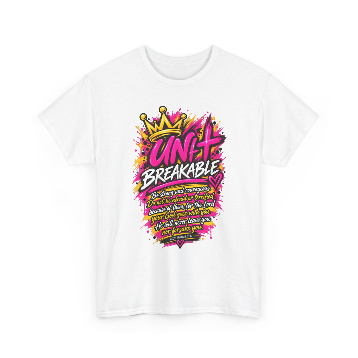 Unbreakable Graphic Tee — Bold Crown Streetwear Shirt