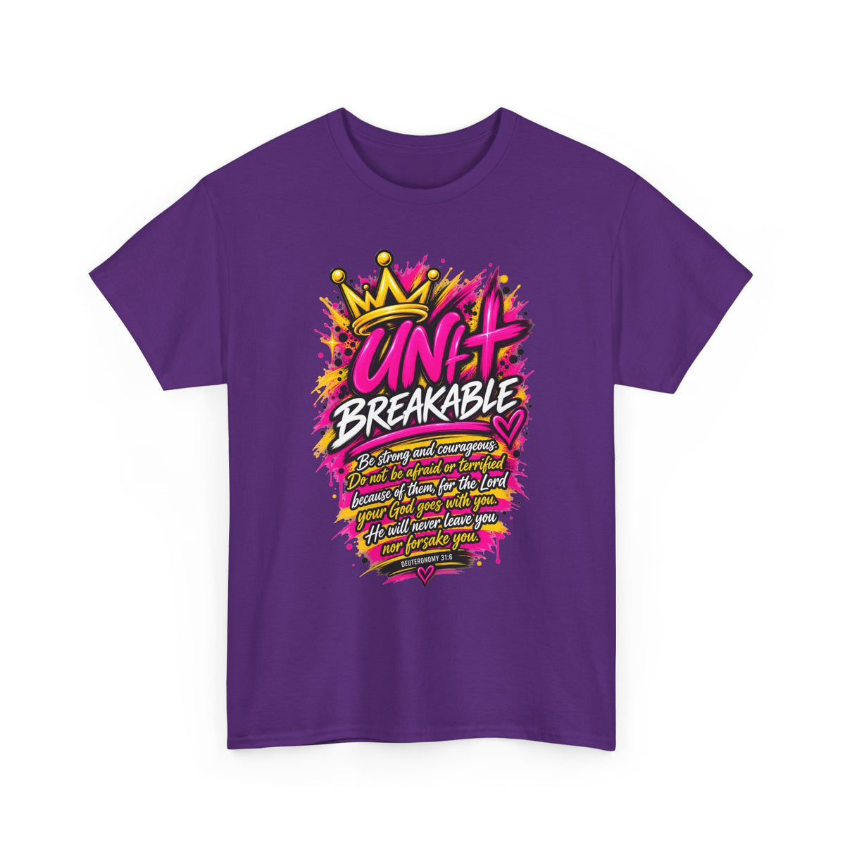 Unbreakable Graphic Tee — Bold Crown Streetwear Shirt