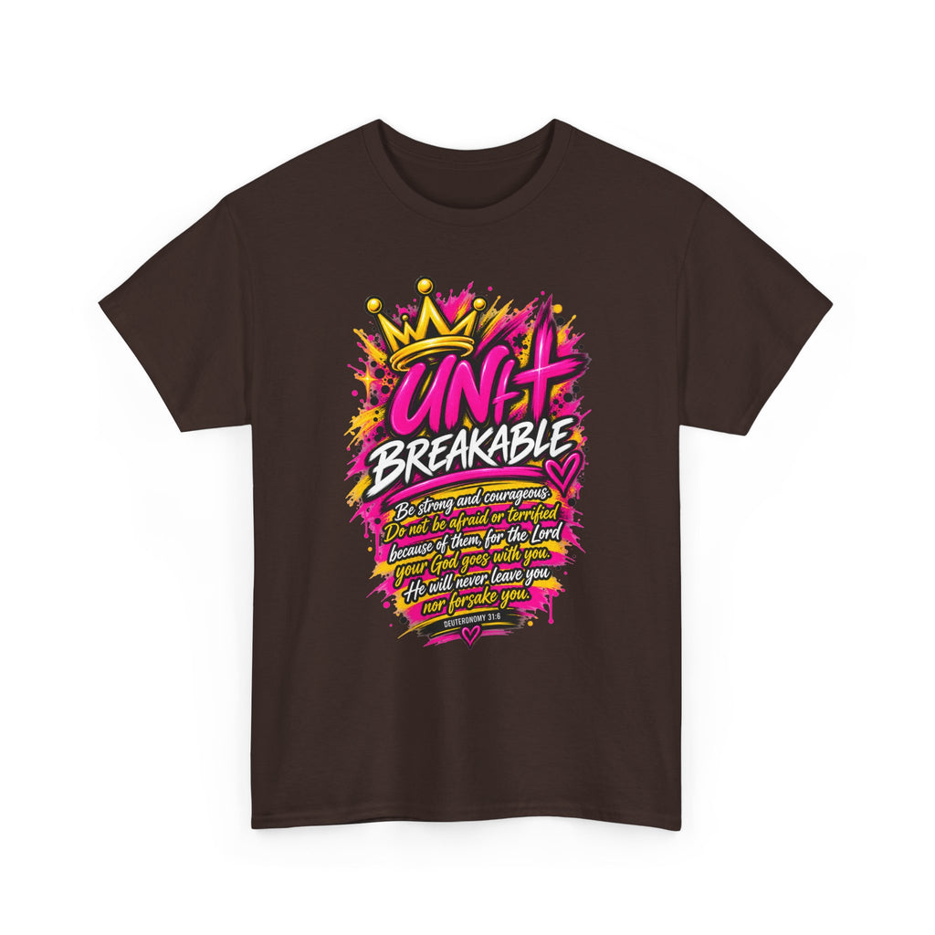 Unbreakable Graphic Tee — Bold Crown Streetwear Shirt