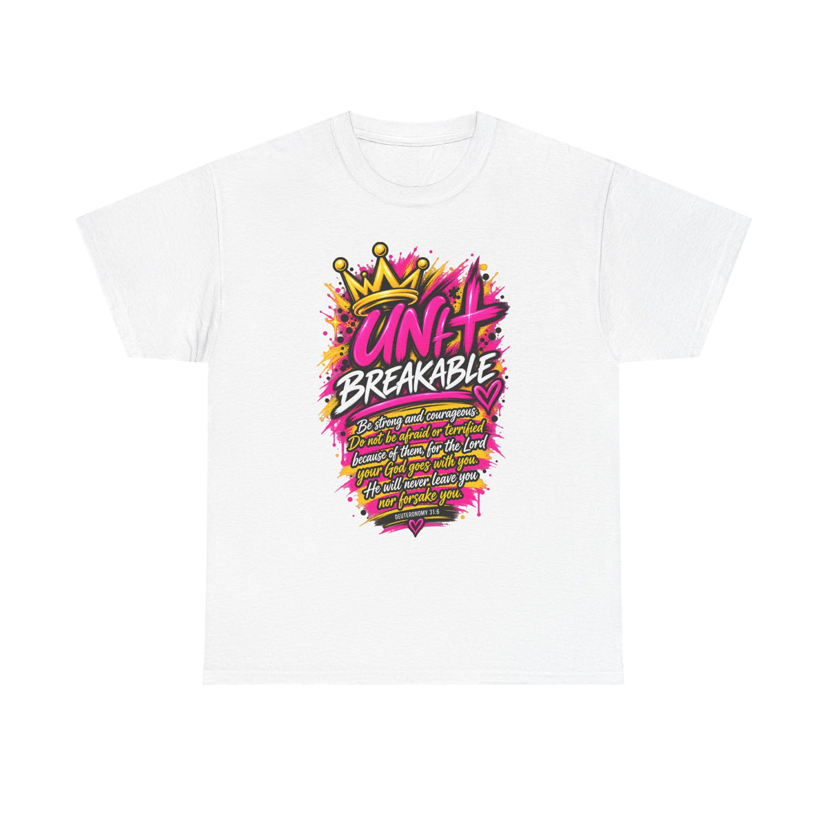 Unbreakable Graphic Tee — Bold Crown Streetwear Shirt