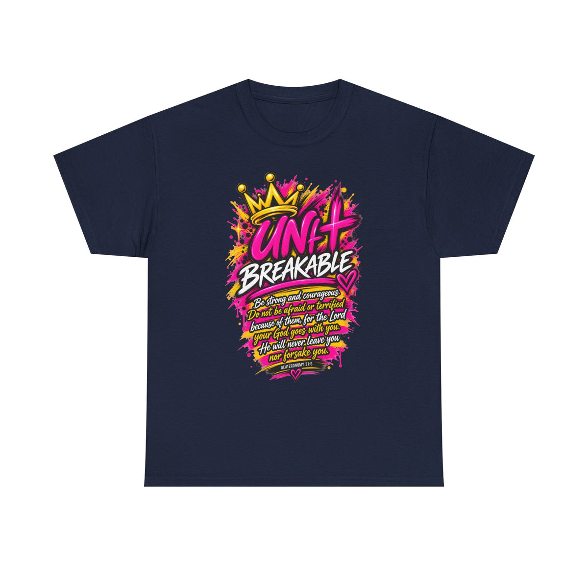 Unbreakable Graphic Tee — Bold Crown Streetwear Shirt