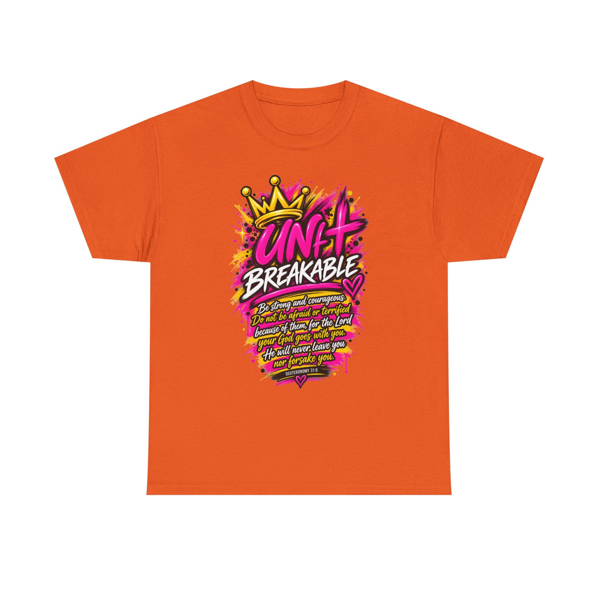 Unbreakable Graphic Tee — Bold Crown Streetwear Shirt