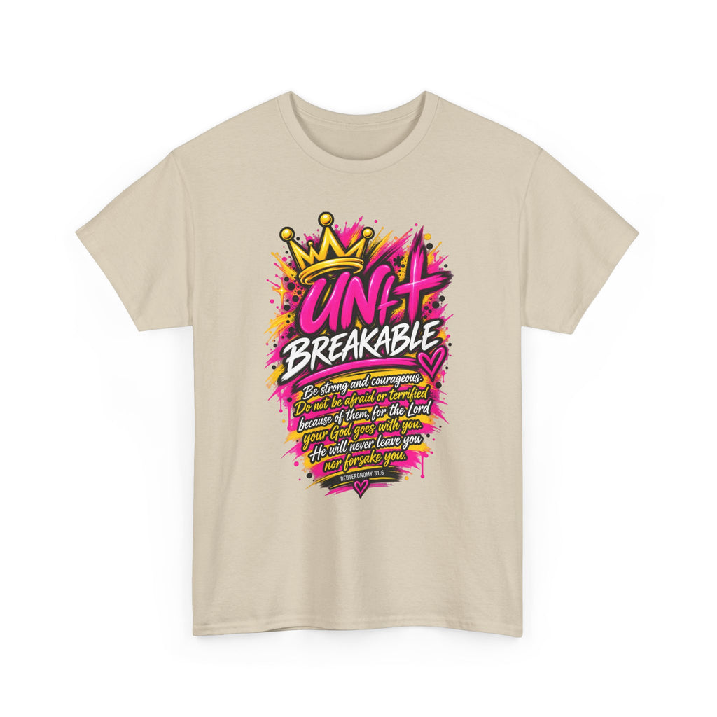 Unbreakable Graphic Tee — Bold Crown Streetwear Shirt