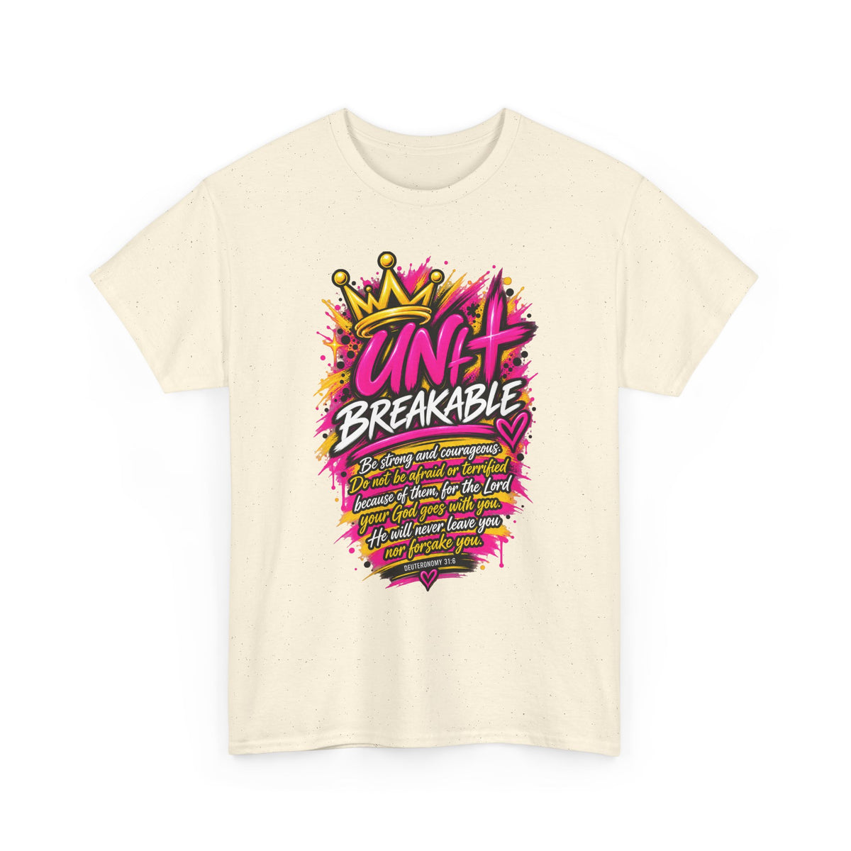 Unbreakable Graphic Tee — Bold Crown Streetwear Shirt