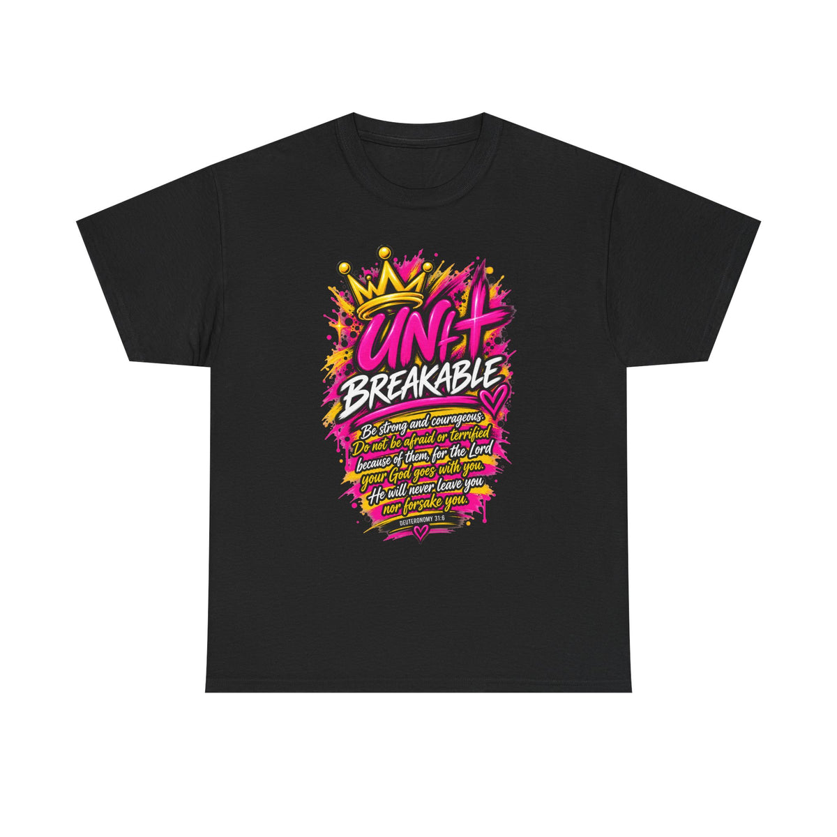 Unbreakable Graphic Tee — Bold Crown Streetwear Shirt