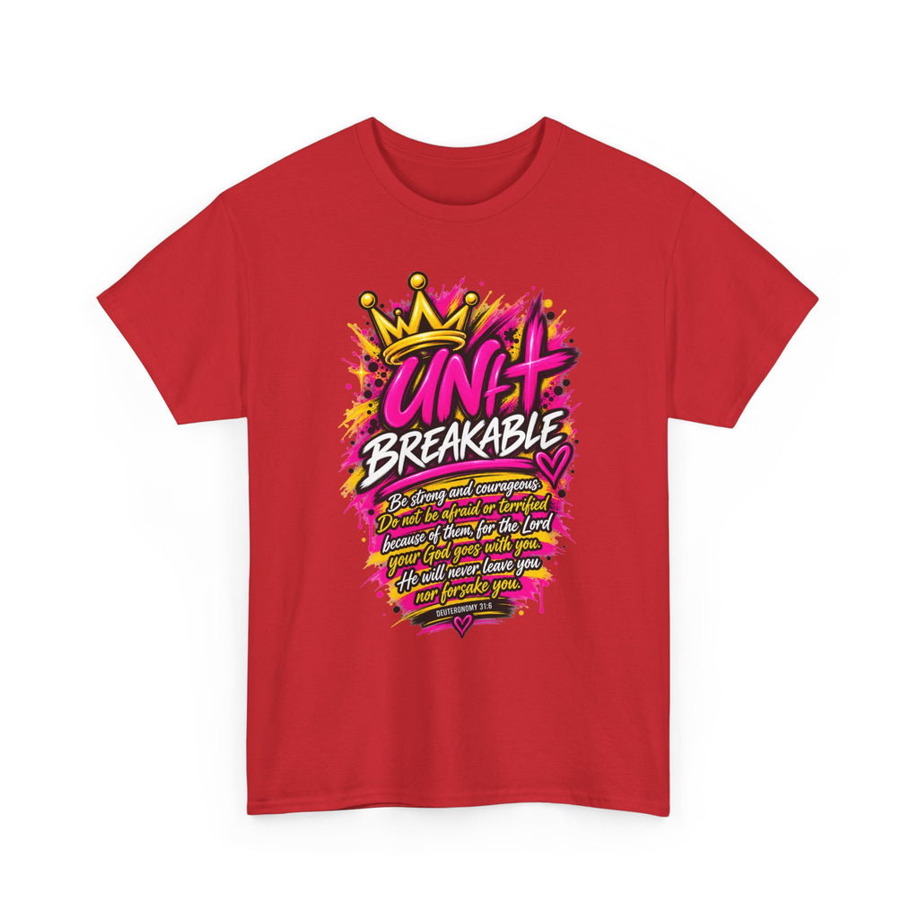 Unbreakable Graphic Tee — Bold Crown Streetwear Shirt
