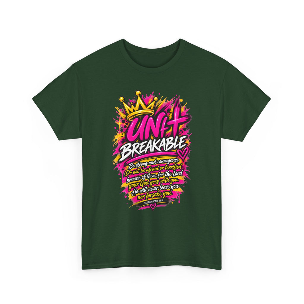 Unbreakable Graphic Tee — Bold Crown Streetwear Shirt